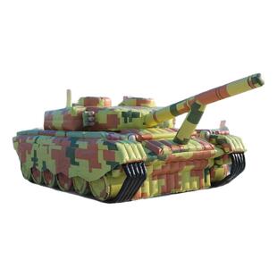 充气坦克高炮气模仿真军模假目标军事演练雷达飞机导弹车靶标模型