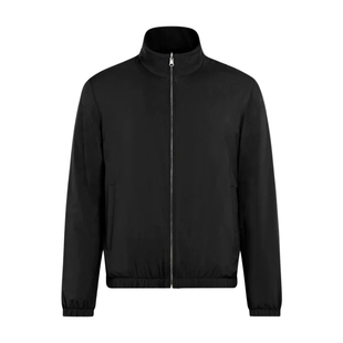 26早春新品SUITSUPPLY黑色科技面料双面穿飞行员夹克