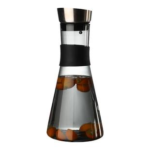 耐热玻璃凉水壶欧式冷水壶加厚防爆家用餐厅酒吧多功能网红冷水壶