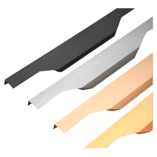 衣柜门隐形拉手现代简约抽屉柜子橱柜侧装嵌入式拇指长款把手极简