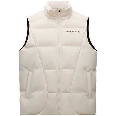 安踏美式复古羽绒服马甲男款外套