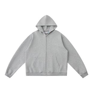 warmtrees支线TreesBasic空气棉柔滑不易变形拉链连帽卫衣外套