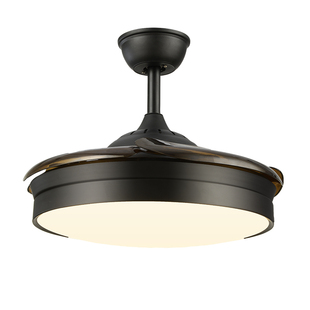 风扇灯餐厅隐形家用客厅吊扇灯带灯扇一体两用简约电扇的风扇吊灯