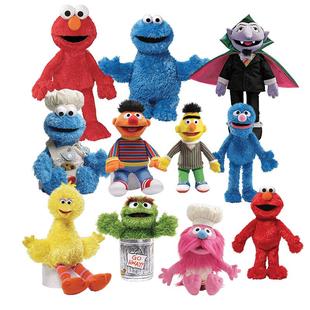 GUND&芝麻街联名经典人物卡通毛绒公仔玩偶儿童玩具 生日礼物