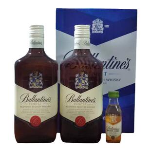 百龄坛特醇苏格兰威士忌组合礼盒500ml Ballantine s进口洋酒行货