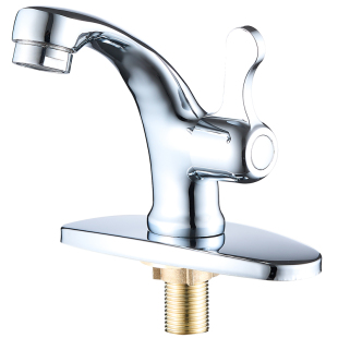 卫生间双孔洗脸盆三孔台盆面盆洗手盆边开全铜单冷水龙头带遮盖板