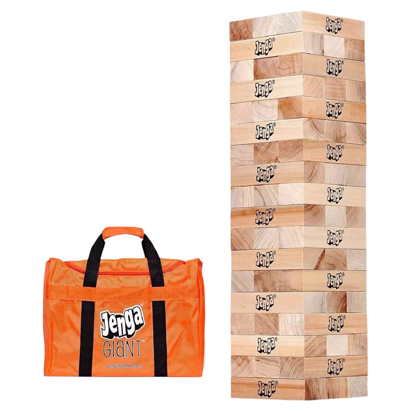 正版层层叠超巨大版桌游Jenga Giant JS7堆栈大积木游戏玩具