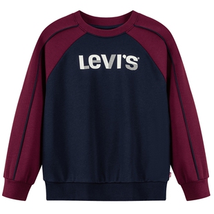 【加绒】Levis李维斯儿童运动套装童装卫衣2026冬季新款男童长袖