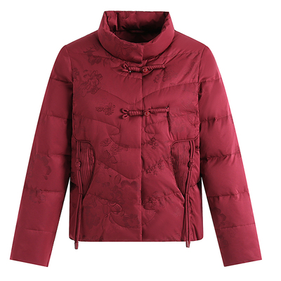 奶奶羽绒服老太太妈妈保暖厚外套