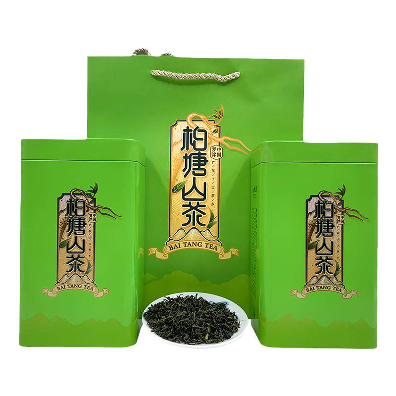 柏塘山茶铁罐口袋包装惠州特产