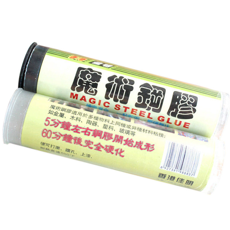 胶泥瓷砖魔术钢棒粘合剂紧急修补堵漏防水金属塑钢防油耐温强力胶