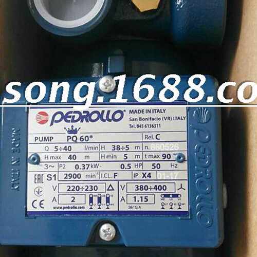 议价意大利PEDROLLO佩德罗 PKS60水泵 PQ60 PQM60油泵
