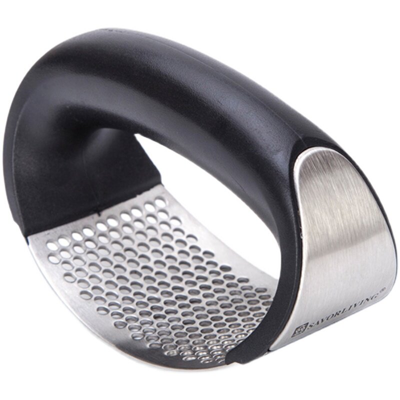 压蒜器磨蒜器新款环形不锈钢捣蒜器蒜蓉夹神器剥蒜家用厨房小工具