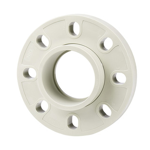 戎生PPH活套法兰PPR化工一体法兰接头热熔承插法兰座分体法兰盘