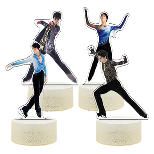 特价羽生结弦Yuzuru Hanyu柚子哈牛体育明星周边大小夜灯摆件礼品
