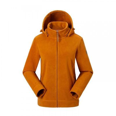 乐飞叶户外防风保暖抓绒衣女