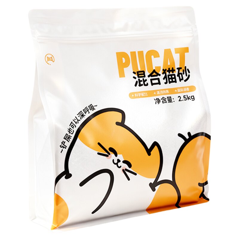 莆猫奶香味猫砂20公斤植物除臭豆腐混合猫砂吸水易结团几近无粉尘