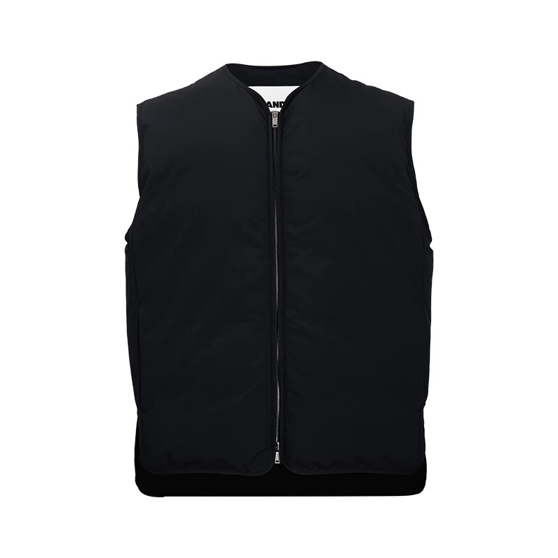 JILSANDER男士拉链马甲羽绒服