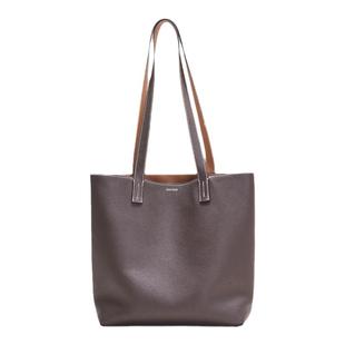 CNTYCHE/堤喀进口鹿皮托特女包2025新款大容量通勤单肩女双面包包