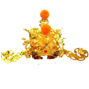 财神服装全套新年款演出服饰开业庆典年会财神帽子男女财神爷服装