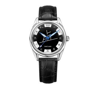 上海怀旧机械手表手动老乱牌上发条简约古董表复古优雅男士腕表