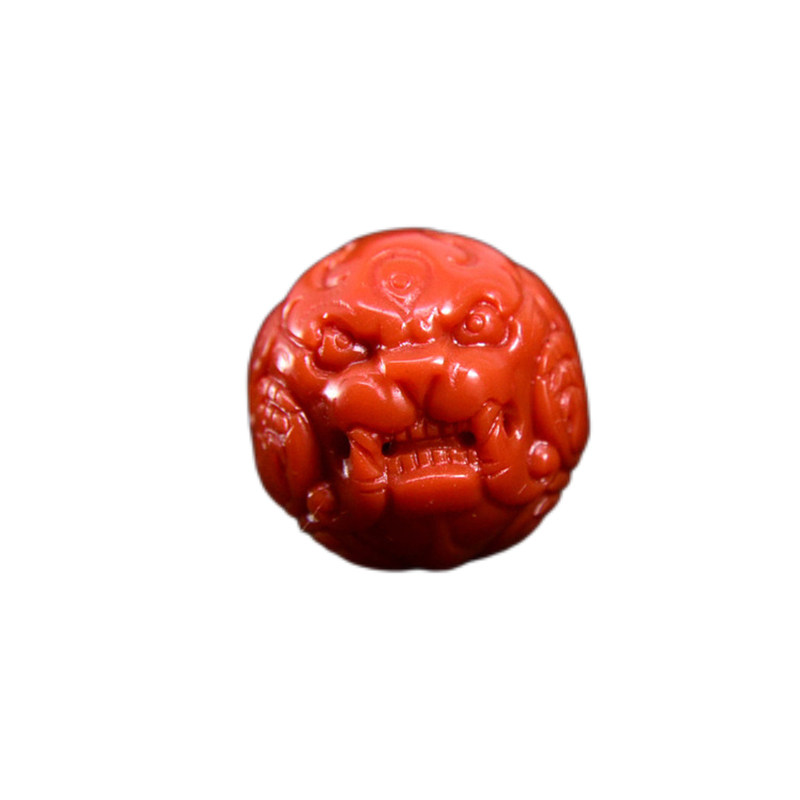 南红单珠散珠貔貅圆珠吊坠天然