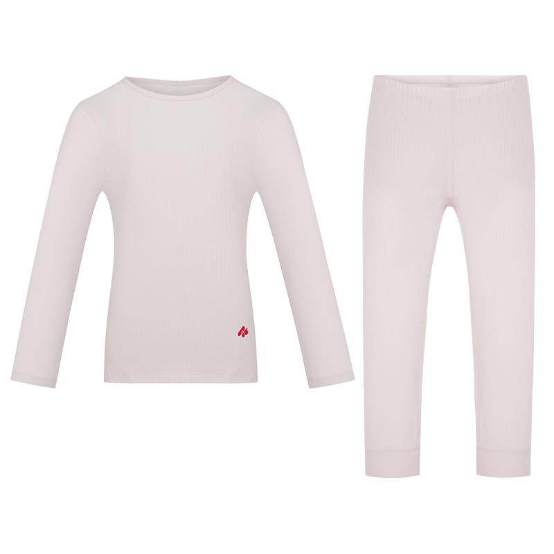 爱慕儿童男女孩抱抱领秋衣秋裤秋冬男童女童吸湿发热内衣保暖套装