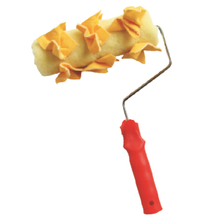 艺术涂料工具仿羊皮布艺滚筒三色珠光幻彩漆硅藻泥专用9寸滚筒