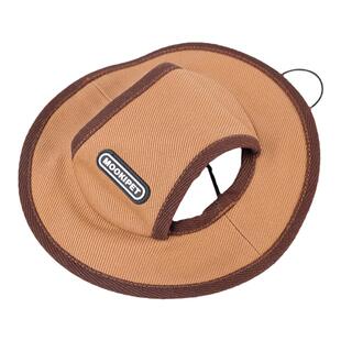 mookipet狗狗帽子秋冬款小型犬新款约克夏比熊雪纳瑞露耳朵渔夫帽