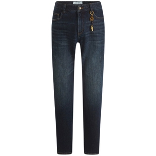 LONDA伦德马2025年秋冬新款水洗牛仔裤商务休闲宽松直筒长裤子男