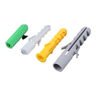 塑料膨胀管小黄鱼膨胀螺丝胶塞塑胶管尼龙胀塞锚栓大全M5M6M8-M14