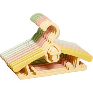 爱贝迪拉儿童衣架婴儿宝宝小孩新生儿晒衣服晾挂专用可伸缩叠挂