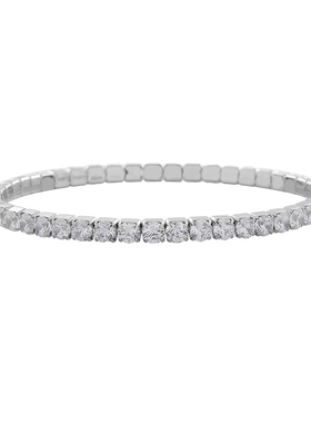 TWOLEAVES镶钻超闪网球手链