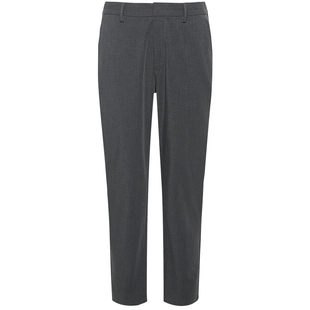 【九分裤】利郎休闲裤男士宽松弹力商务2025秋季中灰色刺绣裤子男