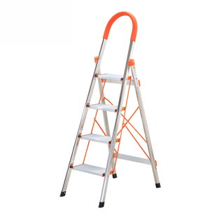 步步稳家用梯子折叠梯子家用多功能人字梯不锈钢家庭小型轻便梯子