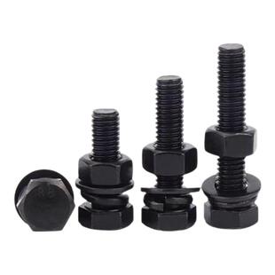 M18M20M22M24M27M30 8.8级加长外六角螺丝螺母套装螺栓垫片螺丝杆