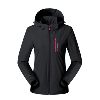 弹力单层中老年春秋季透气冲锋衣