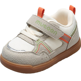 牧童童鞋鸿运鞋学步鞋男宝宝春秋软底婴儿透气网面女童机能面包鞋