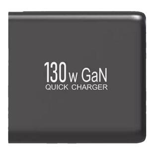 130W氮化镓USB充电器PD100w快充适用于平板手机笔记本GaN充电头智能分流QC3.0大功率超级快充折叠英欧澳规头