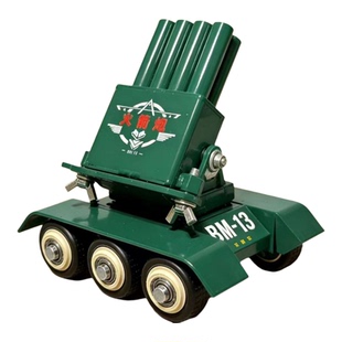 2026款喀秋莎连发大地红小鞭炮模型摆件新年礼物玩具摆件上可调节