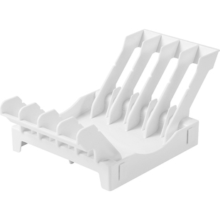 餐盘收纳架厨房台面盘子沥水置物橱柜内抽屉立式碟子分隔盘子架拖