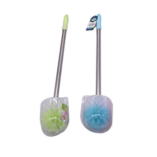 5个 圆头不锈钢柄卫生刷 长柄圆球刷 圆形马桶厕所刷 痰盂刷子