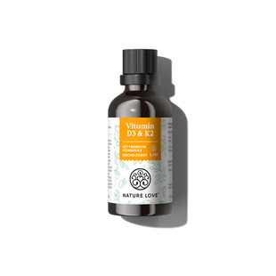 【自营】NatureLove引钙入骨全反式mk-7德国进口维生素D3K2滴剂