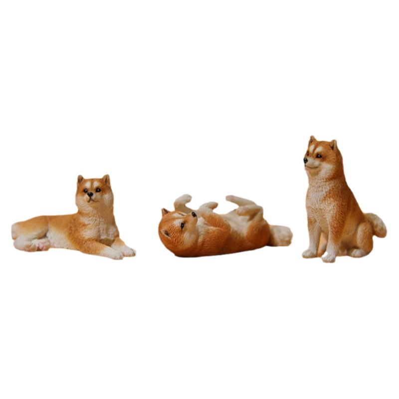 柴犬摆件拉布拉多摆件狗模型手办