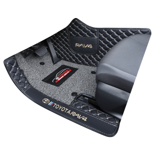 适用于丰田RAV4荣放脚垫全包围2026款rav4汽车改装饰双层丝圈车垫