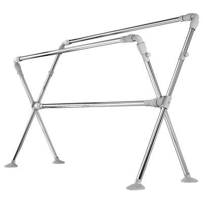 【热销爆款】折叠晾衣架落地伸缩