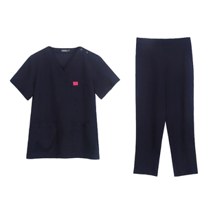 手术衣女短袖洗手服刷手衣牙科美容口腔宠物医生工作制服男薄款夏