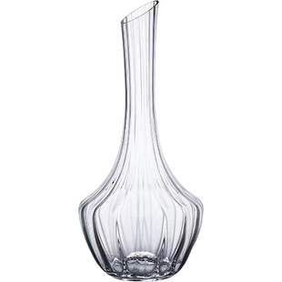 无铅玻璃创意斜口带盖红酒醒酒器 倒分酒器酒樽 快速醒酒壶