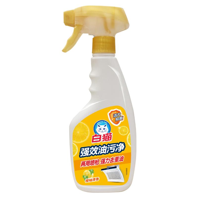 白猫油污清洁剂500g大瓶装
