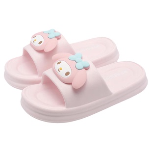 名创优品美乐蒂凉拖鞋三丽鸥玉桂狗hellokitty可爱居家室内女士款